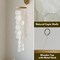 Natural Capiz Shells Wind Chimes for Outside. Spring Decor Wind Chimes Patio Decor. Unique Gift Ideas for Mom, Birthday Gifts for Women